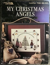 Leisure Arts 736 - My Christmas Angels - Counted Cross Stitch Patterns - 1989