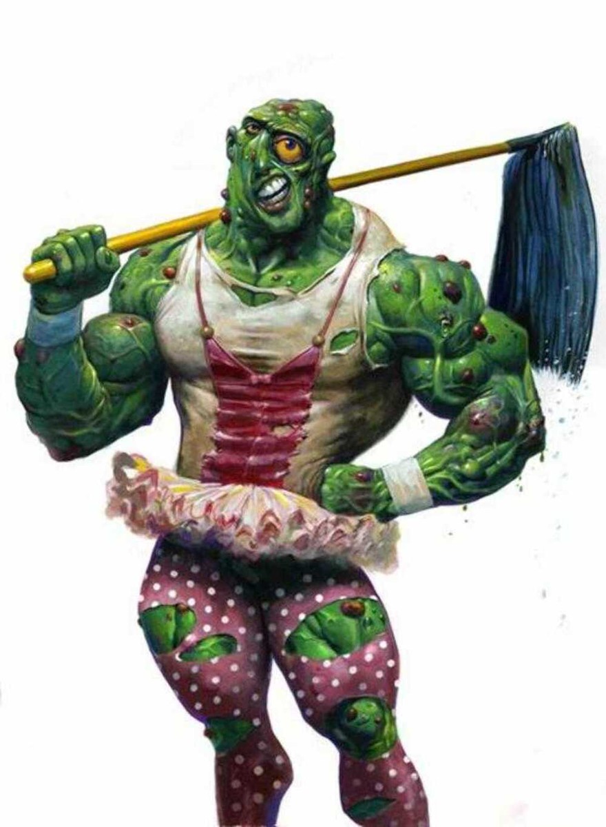 Toxic Avenger #1 (Of 5) Cover D Fred Harper Exclusive Trading Card