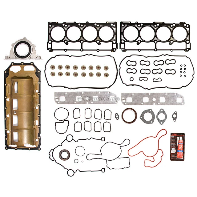 Juego completo de juntas para 03-08 Chrysler Aspen Dodge Durango Ram 1500 2500 5,7 345 OHV Foto 2 de 4
