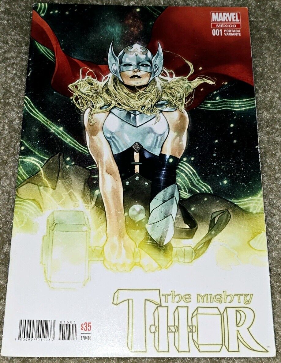 Rare Mighty Thor 1 MX 1:25 Olivier Coipel 2016 Jane Foster Foreign Variant Key