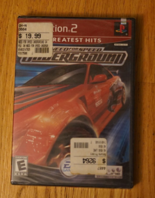 #ad Need for Speed: Underground Greatest Hits Sony PlayStation 2 2003 SEALED $275.00