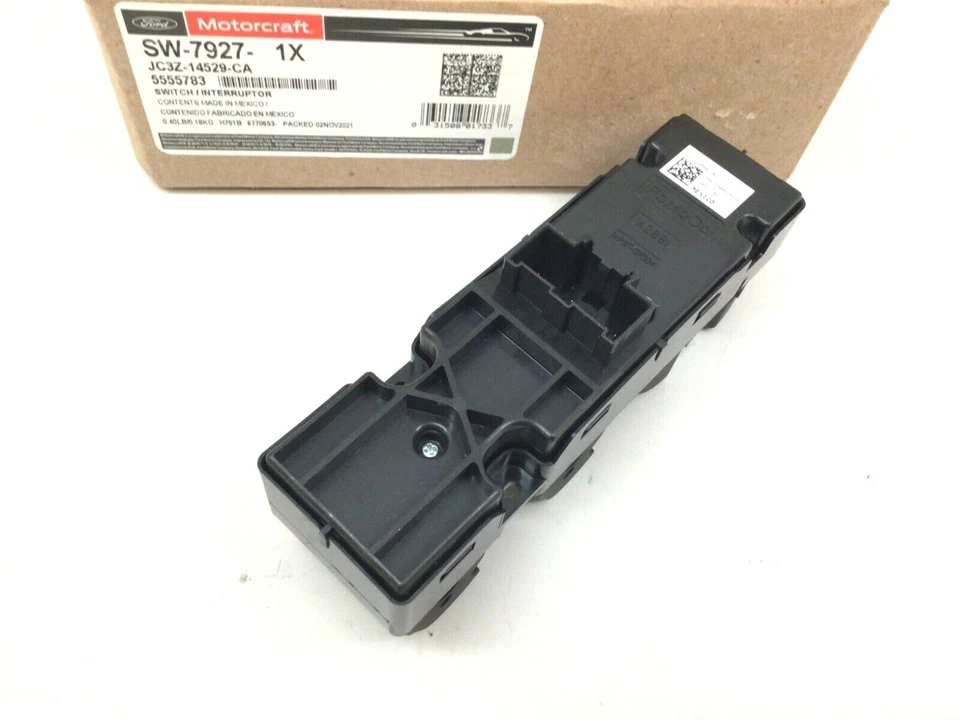 Interruptor de ventana principal eléctrico Ford F-Series Super Duty 2018-2022 negro nuevo OEM Foto 4 de 4