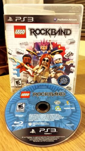 LEGO Rock Band PS3 Game by Harmonix & TT Fusion [Tested] Music Rhythm - Picture 1 of 10