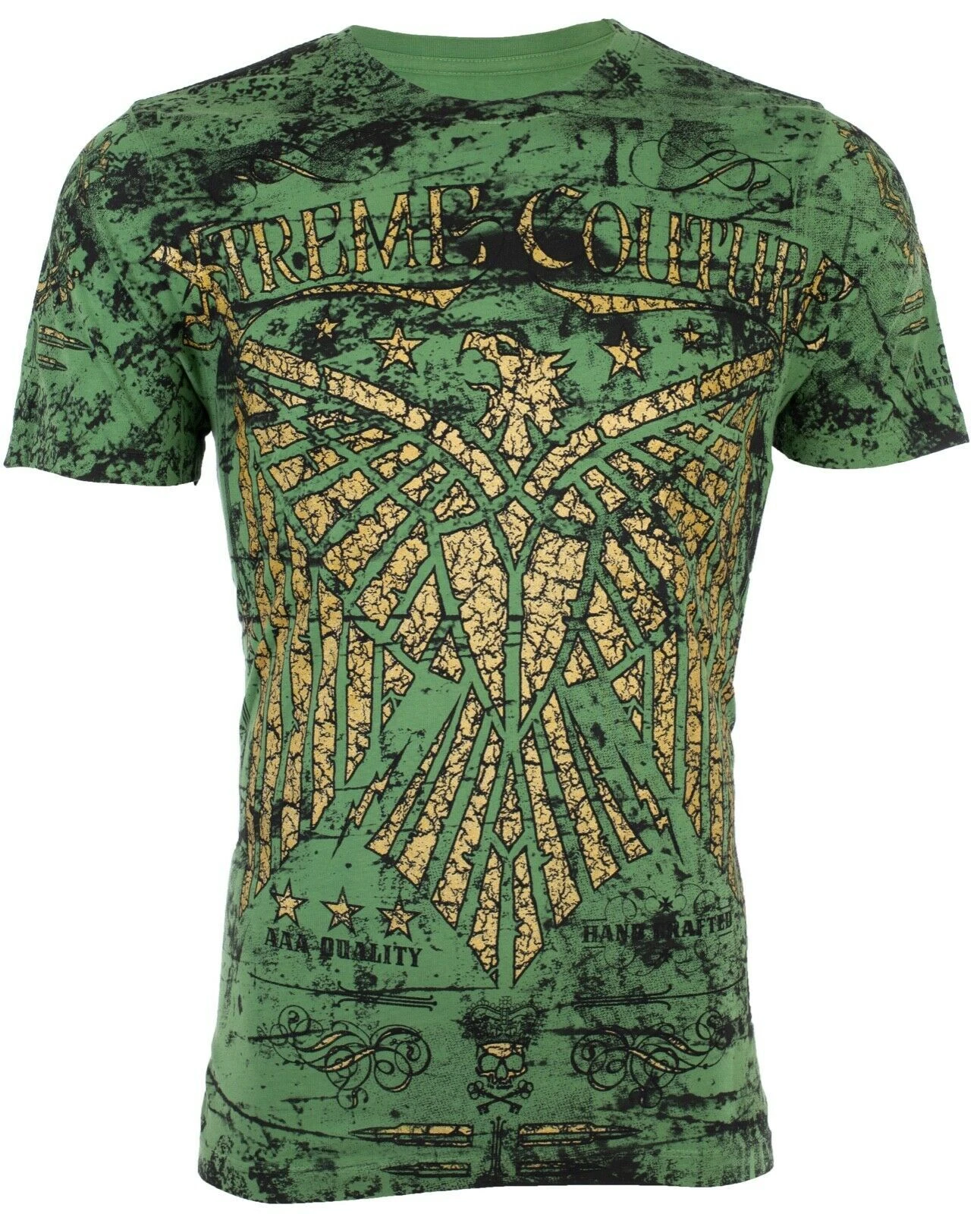 XTREME COUTURE by AFFLICTION Mens T-shirt Connect Eagle Wings Green S-3XL NWT
Opens in a new window 