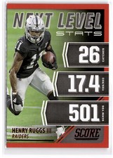 2021 Score #NL25 Henry Ruggs III Next Level Stats Red