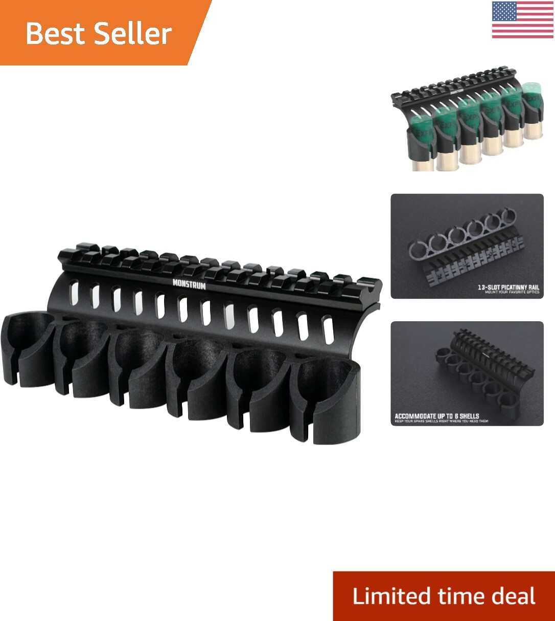 Side Saddle Shell Holder for Mossberg 500/590/Shockwave Series