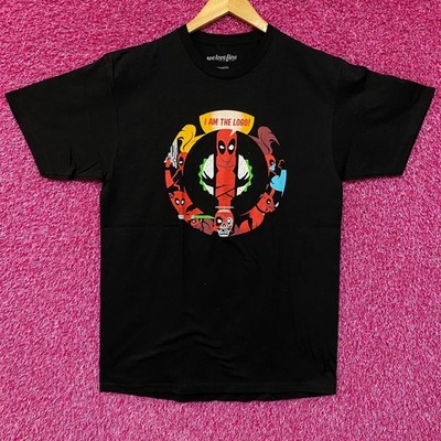 Deadpool I Am the Logo Promo Marvel x We Love Fine T-Shirt L