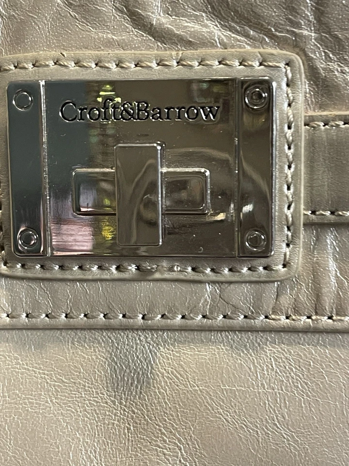 Croft & Barrow Women's Shoulder Bag Purse Satchel Hobo Tote Leather - Image 2 of 4