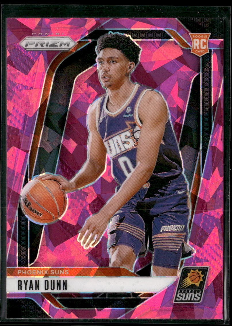 2024-25 Panini Prizm #258 Ryan Dunn Prizms Pink Ice