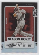 2021 Panini Contenders Season Ticket Optic Red Prizm Manny Machado #69 0b3