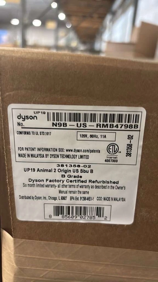 Dyson Ball Animal 2 Upright Vacuum | Purple | Refurbished - Image 2 of 2