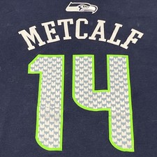 DK Metcalf Seattle Seahawks Long Sleeve T Shirt Youth L 14/16 NFL Shirsey 14