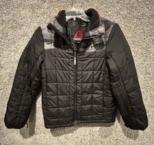 GERRY Black And Grey Camouflage Coat Size 14-16 Large Boys