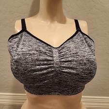 motherhood maternity nursing bra Large Gray Wireless Unlined