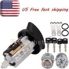 For Ford Ignition Switch Lock Cylinder 2 Door Lock Cylinder 2 KEY SAME MATCHED!!