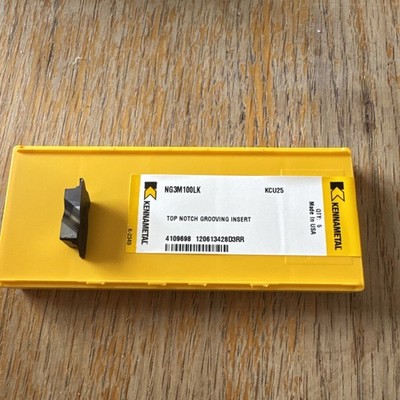 1mm breite Kennametal Top Kerb Hartmetall Nuteinsätze NG3M100LK KGU25