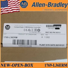 New Allen Bradley NEW PLC 1769-L36ERM CompactLogix 3MB Motion Controller