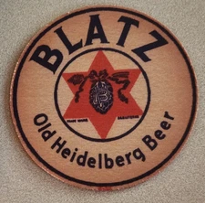Blatz Beer COASTER - Milwaukee's Finest - Old Heidelberg Vintage Design