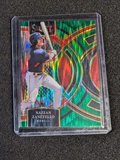 2024 Panini Select Premier Level Nazzan Zanetello Green Flash Prizm RC Red Sox