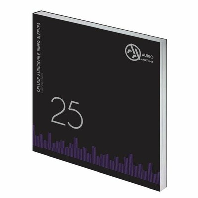 Audio Anatomy Deluxe Anti-Static 12'' Vinyl Record Inner Sleeves (cream, pack ...