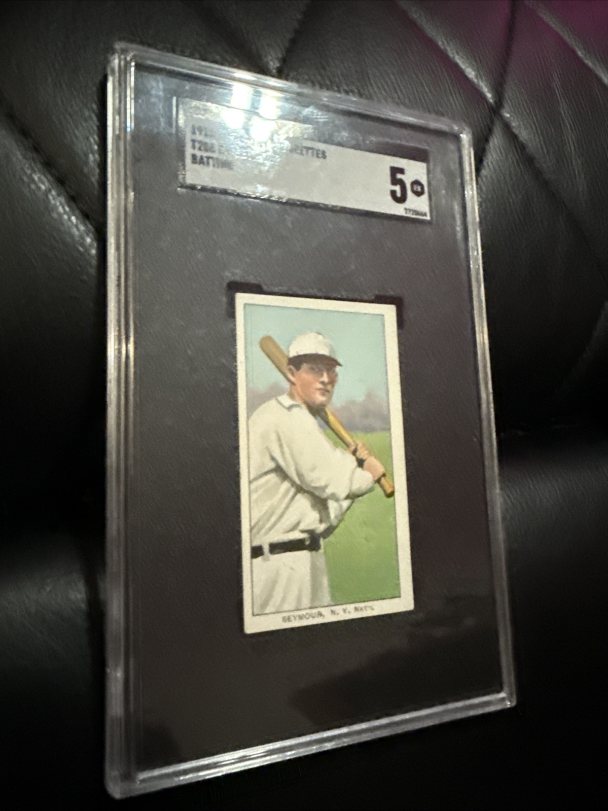 1910 T206 P350 Cy Seymour Batting SGC 5 CF/P  40.5WAR  .377 1905