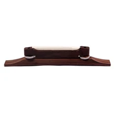 Archtop Guitar Bridge Rosewood Jazz  Instruments Parts w/ Cattle Bone Saddle