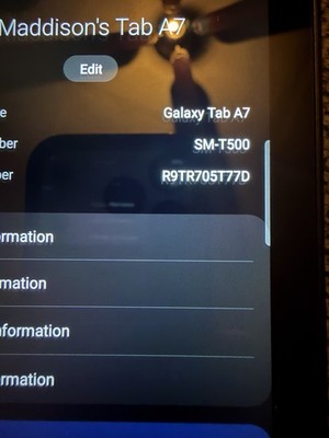 Samsung Galaxy Tab A7 SM-T500 Tablet Gray 32GB 64GB Samsung Galaxy Tab Series