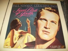 SWEET BIRD OF YOUTH 2-Laserdisc LD SET WIDESCREEN FORMAT VERY GOOD W/TRAILER 