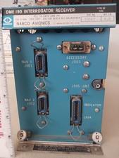 Narco DME 195 Interrogator Receiver w/ Tray, Yellow Tag