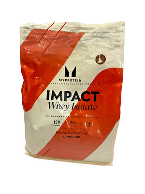 MyProtein Impact Whey Isolate Drink Mix, Chocolate Milkshake 5.5lb EXP 7/26