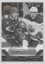 2023 Series 2 UD Canvas Black & White Ryan Nugent-Hopkins Elias Pettersson 1e7g