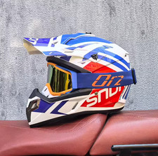 Casco motocross supermotard moto fuoristrada
