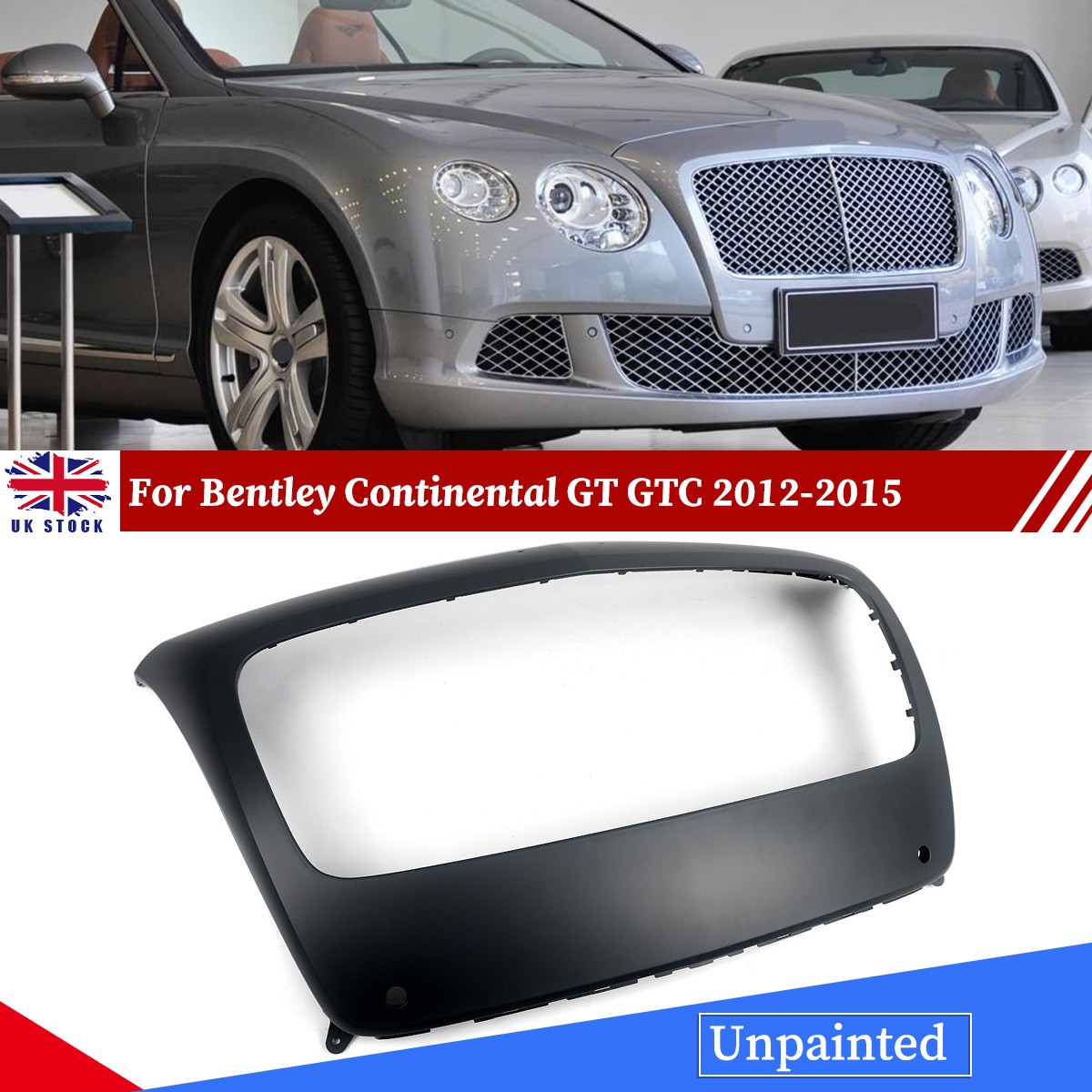 Front Bumper Grille Surround Frame Fits Bentley Continental GT GTC 2012-2015