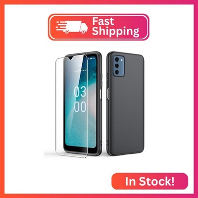Dioxide Compatible for Nokia C300 4G Phone Case with Screen Protector, Soft TPU