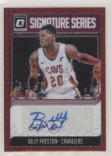 2018 Panini Donruss Optic Signature Series Choice Prizm Billy Preston Auto x5u