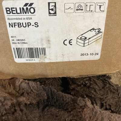 BELIMO NFBUP-S Damper Actuator 24-240V Spring Return 90 in-lb Dual Aux Switch