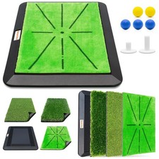 Golf Practice Mat,Golf Mats for Backyard Office Garage Hitting Training N...