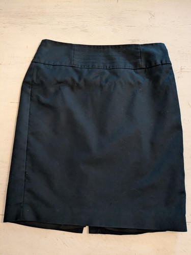 Banana Republic Women's Cotton Modal Pencil Skirt Lined Black Size 4 - Bild 1 von 7