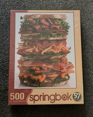 Springbock NEU VERSIEGELT 500-TEILIGES PUZZLE SNACK-STAPEL 