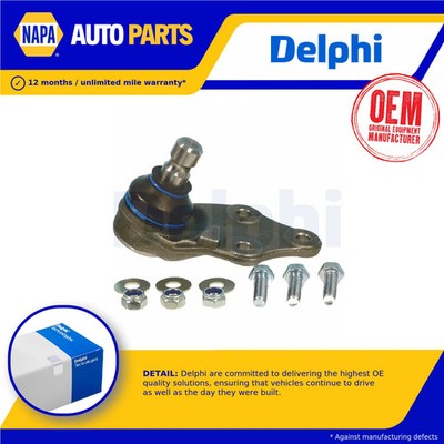 Ball Joint fits MG MGF RD 1.8 Lower Left 95 to 02 Suspension Delphi GSJ497 New