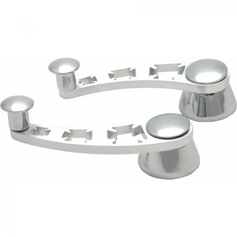 Billet "Maltese" Door & Window Cranks (Pair) DNWC002 street rat - Image 3 of 4