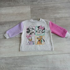 Disney Mickey Mouse  Friends Kids Sweatshirt Pullover Lavender Pink 12M