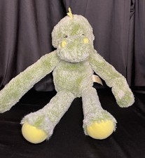 Dan Dee Triceratops Dinosaur Plush Stuffed Animal Green/yellow