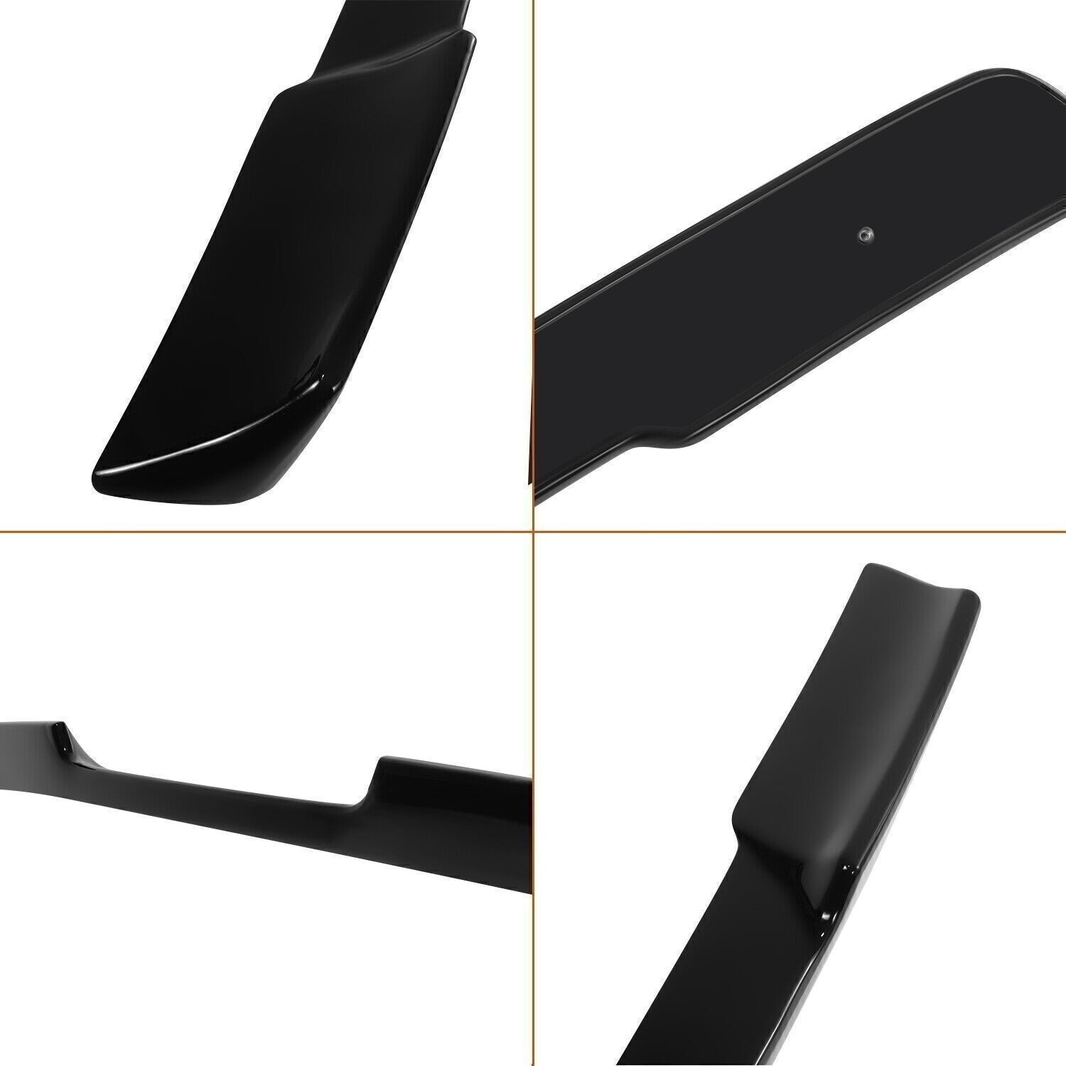 Glossy Black For 1997-04 Corvette C5 Rear Trunk Spoiler Wing ZR1 Extended Style