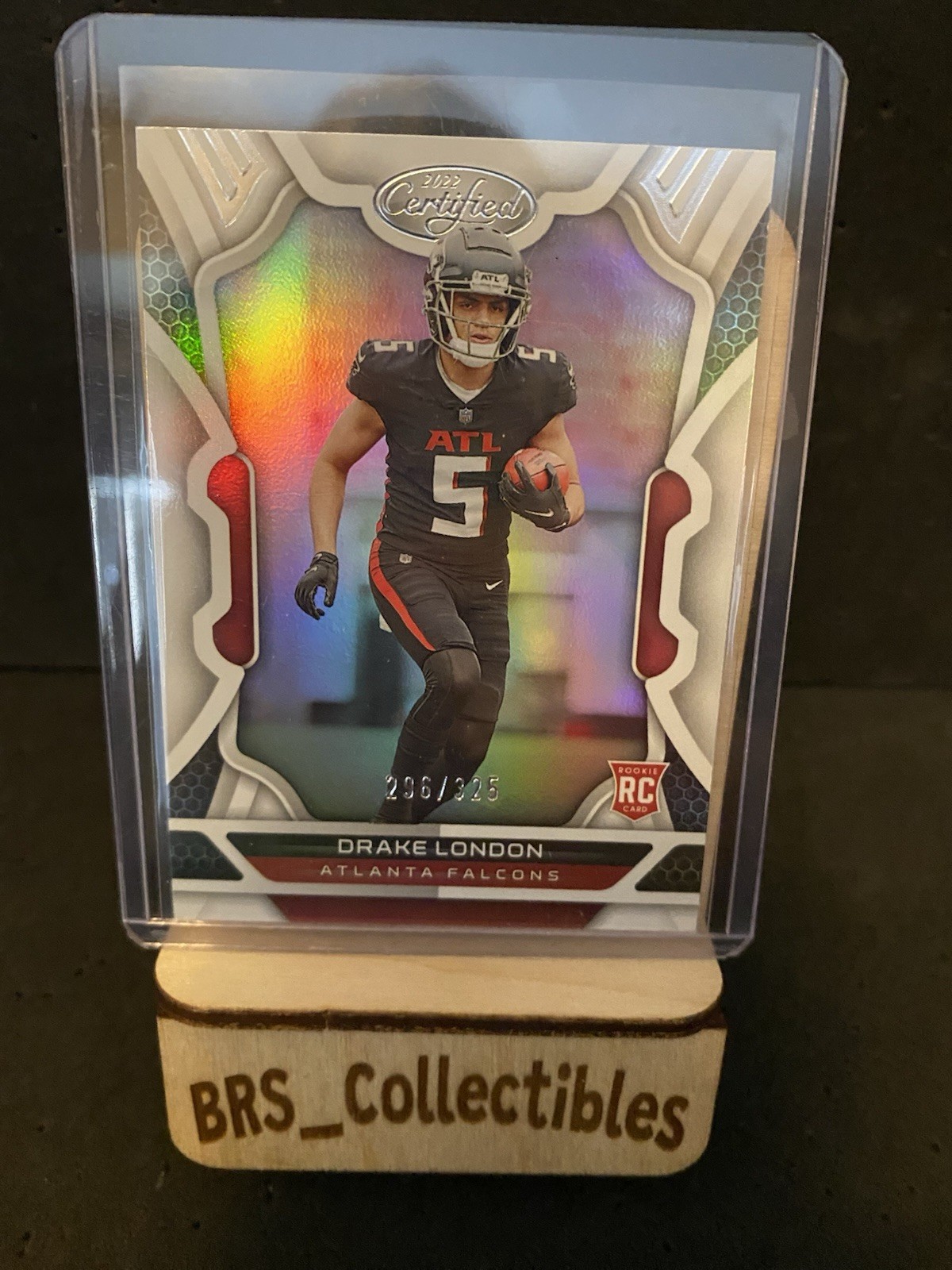 Drake London 2022 Certified Mirror Rookie Falcons #112 /325