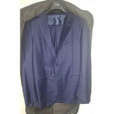 Ermenegildo Zegna Suit Navy Blue A popular item among men with a luxurious desi
