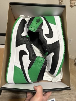 Size 11 - Nike Air Jordan 1 Retro OG High Lucky Green White Black
