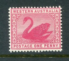 Western Australia #62 Swan 1 P. [Mint Never Hinged]