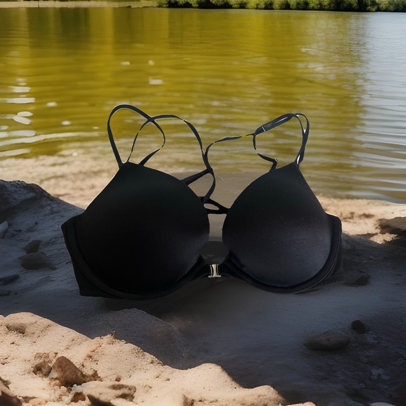New Black 34C Push Up Bra Very Sexy Pigeonnant W Tags Victoria’s Secret