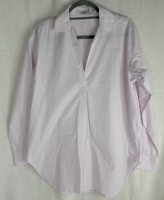 Closed Women Pink Long Sleeve Button-Down Shirt SIZE 44 Made Portugal